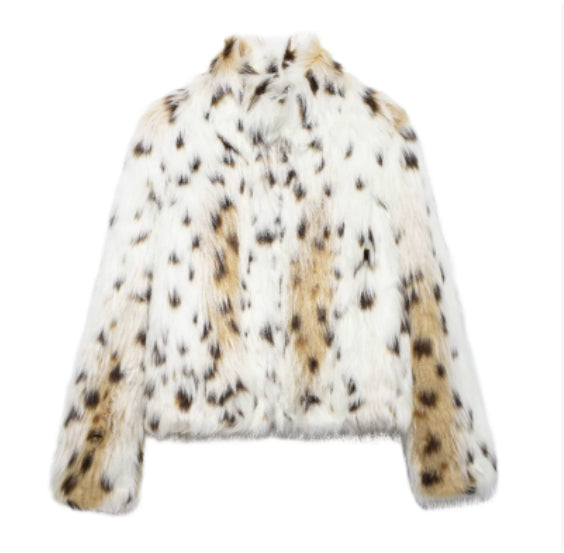Winter Plush Coat Fashion Warm Thicken Fluffy Lapel