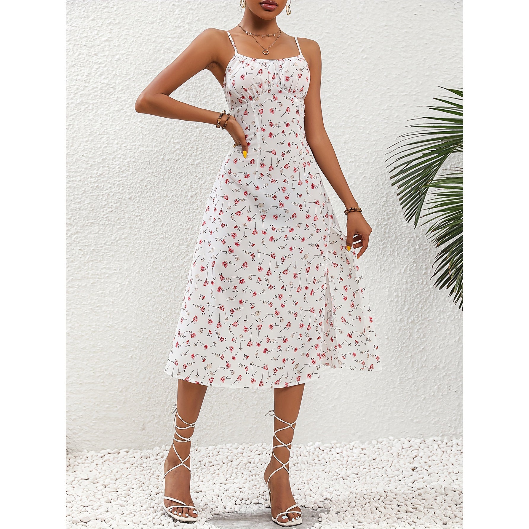 New Polka Dot Print Suspender 